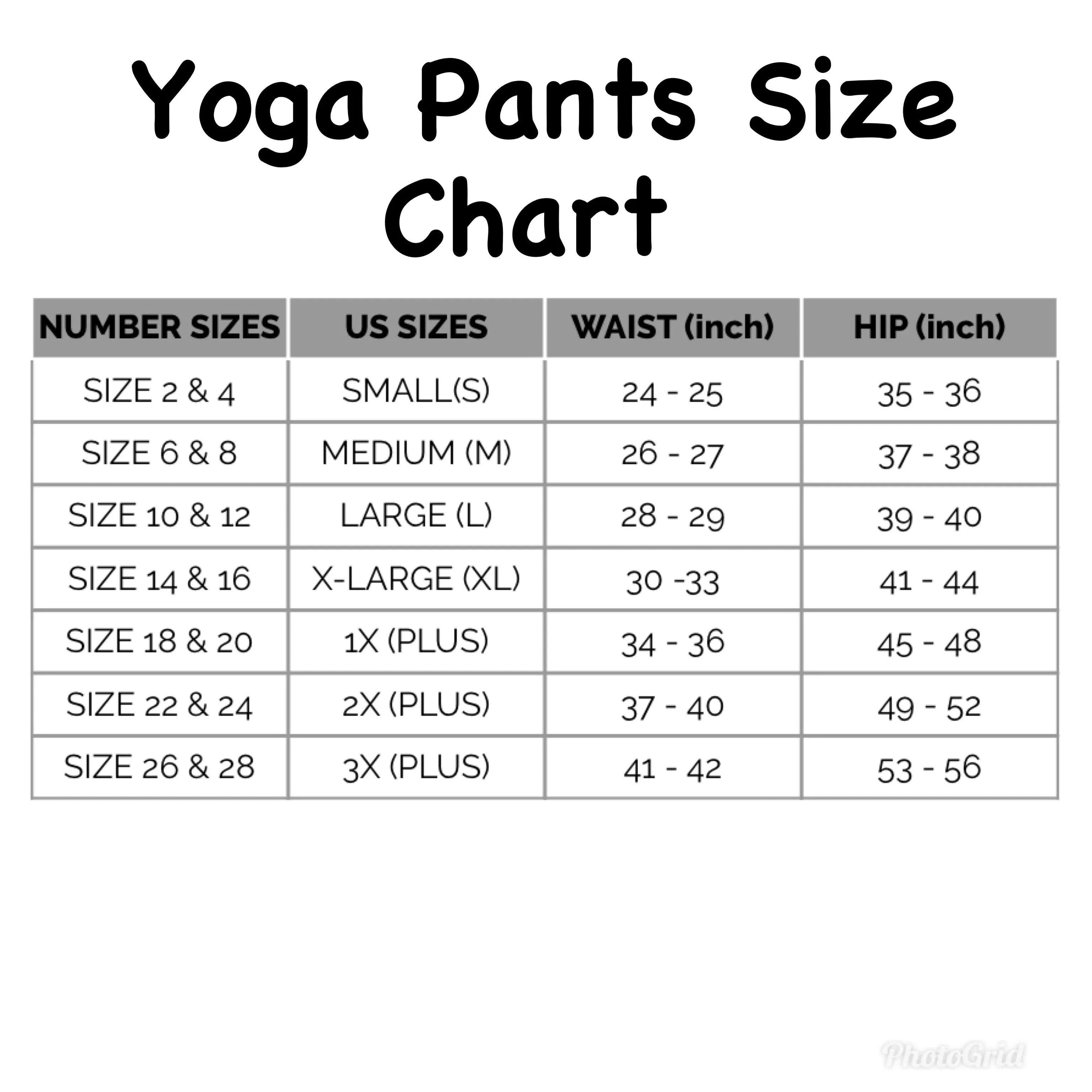 1X Yoga Pants