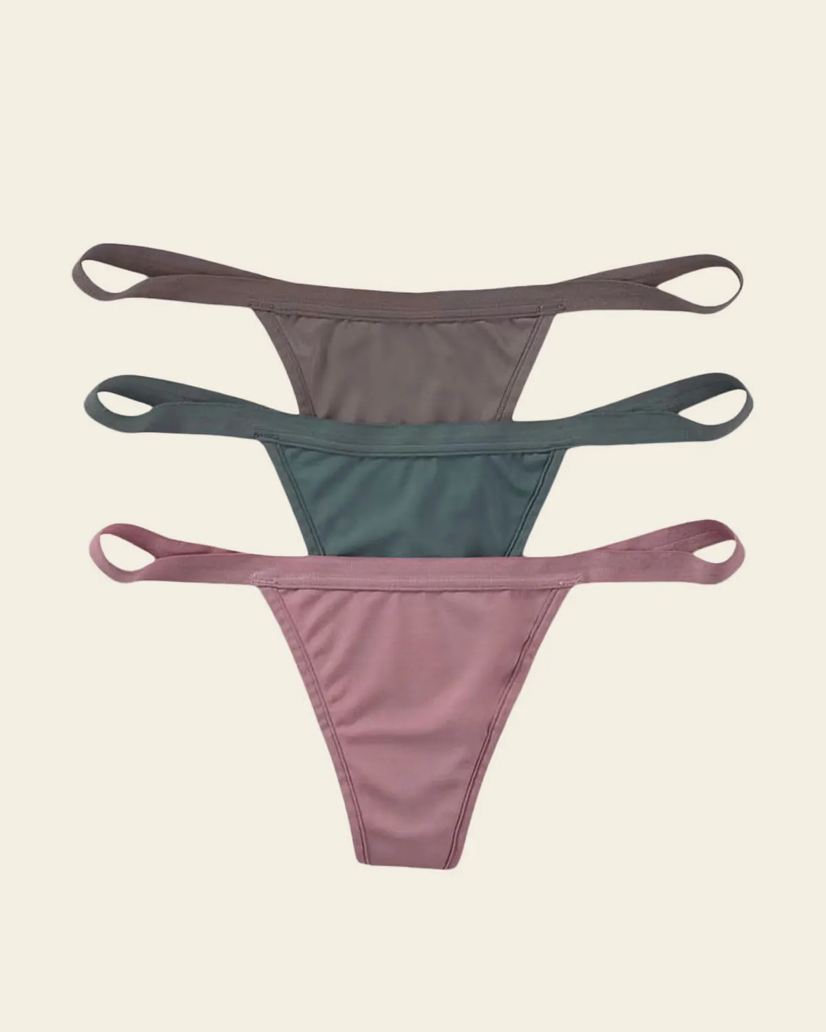 3-Pack Invisible G-String Thong Panties