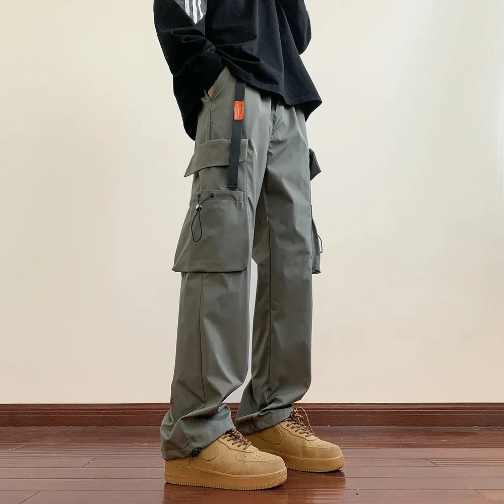 Aidase Patchwork Streetwear Harem Pants Men 2023 Overalls Mens Baggy Harajuku Cargo Pants Hip Hop Trousers Casual Track Pants