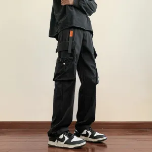 Aidase Patchwork Streetwear Harem Pants Men 2023 Overalls Mens Baggy Harajuku Cargo Pants Hip Hop Trousers Casual Track Pants