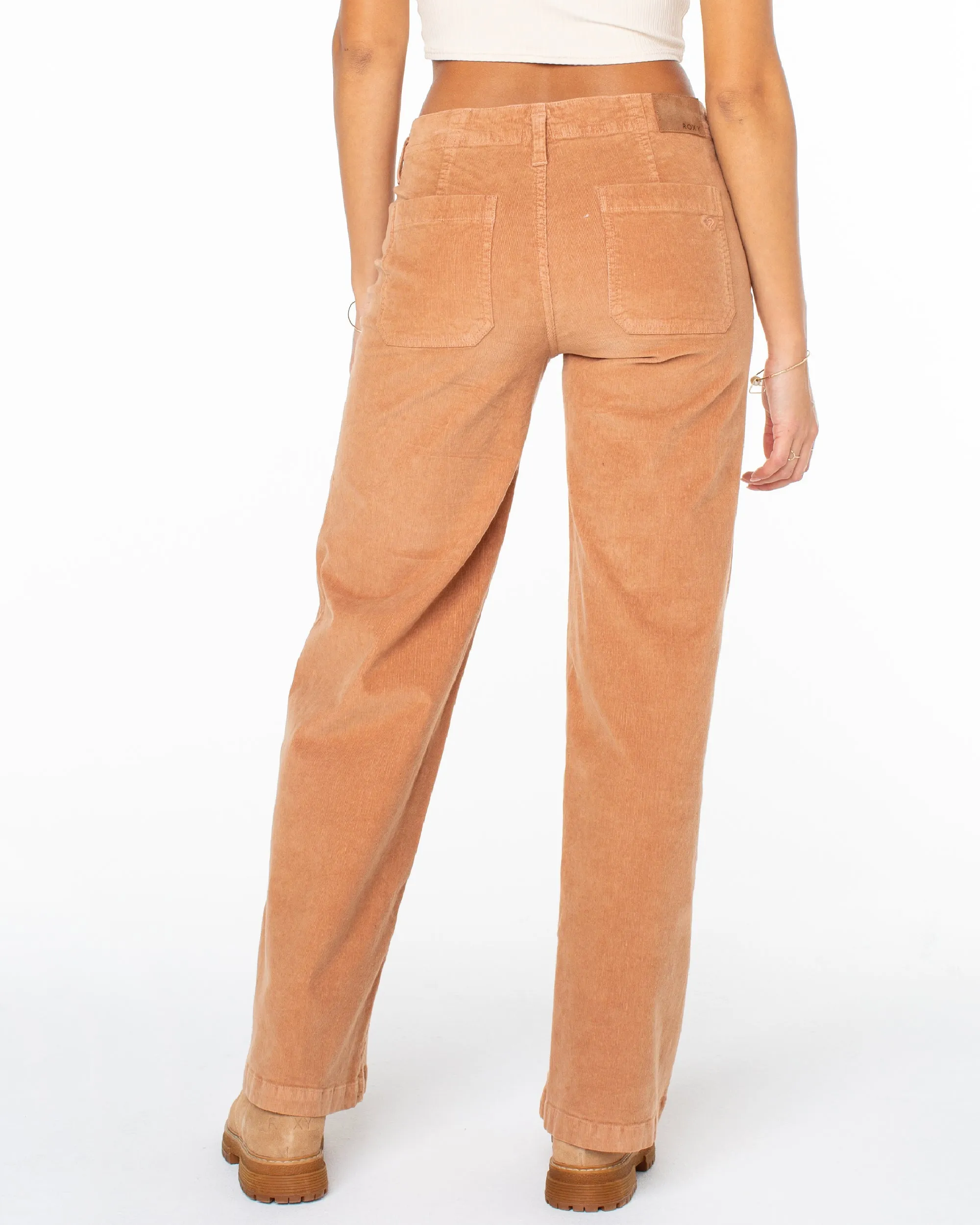 Baby Baby Wide Leg Corduroy Pants - Camel