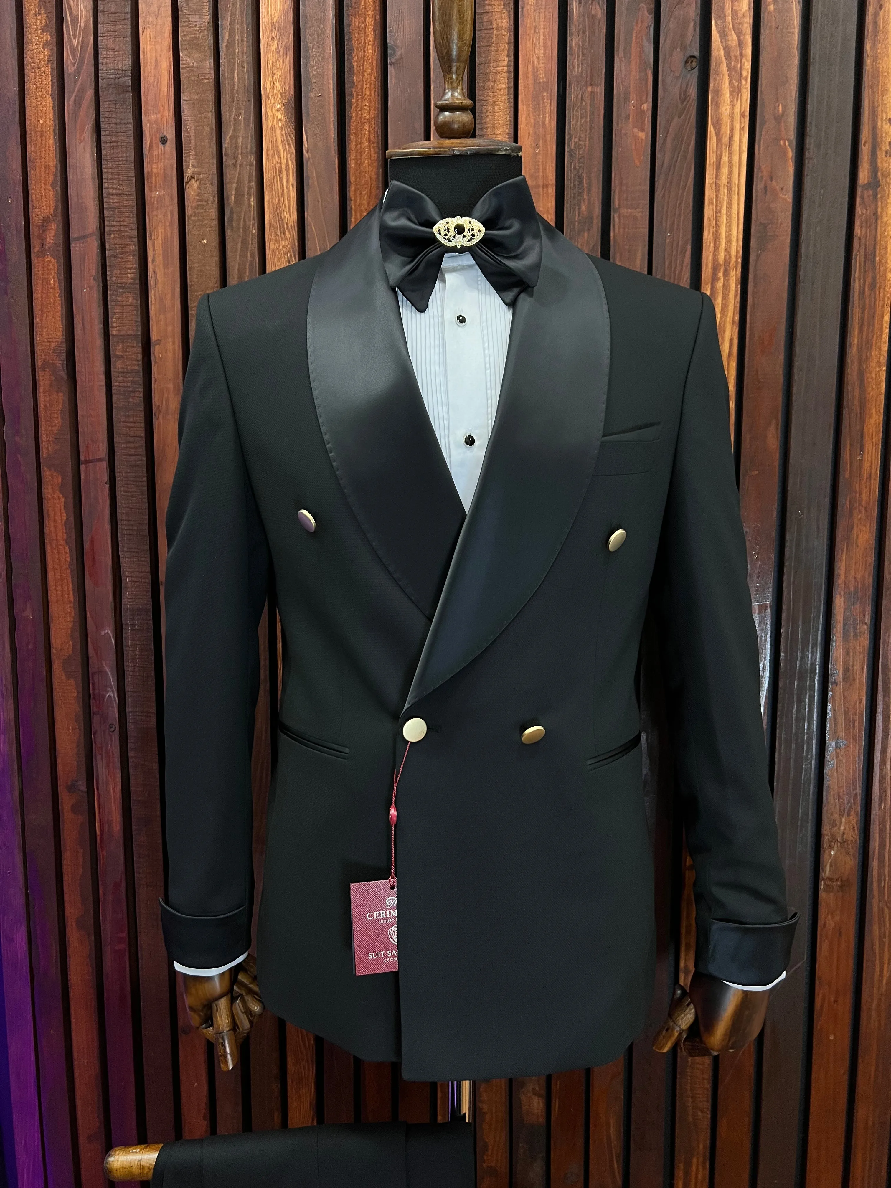 Black Double Breasted Tuxedo | Slim Fit | Bay Area, CA