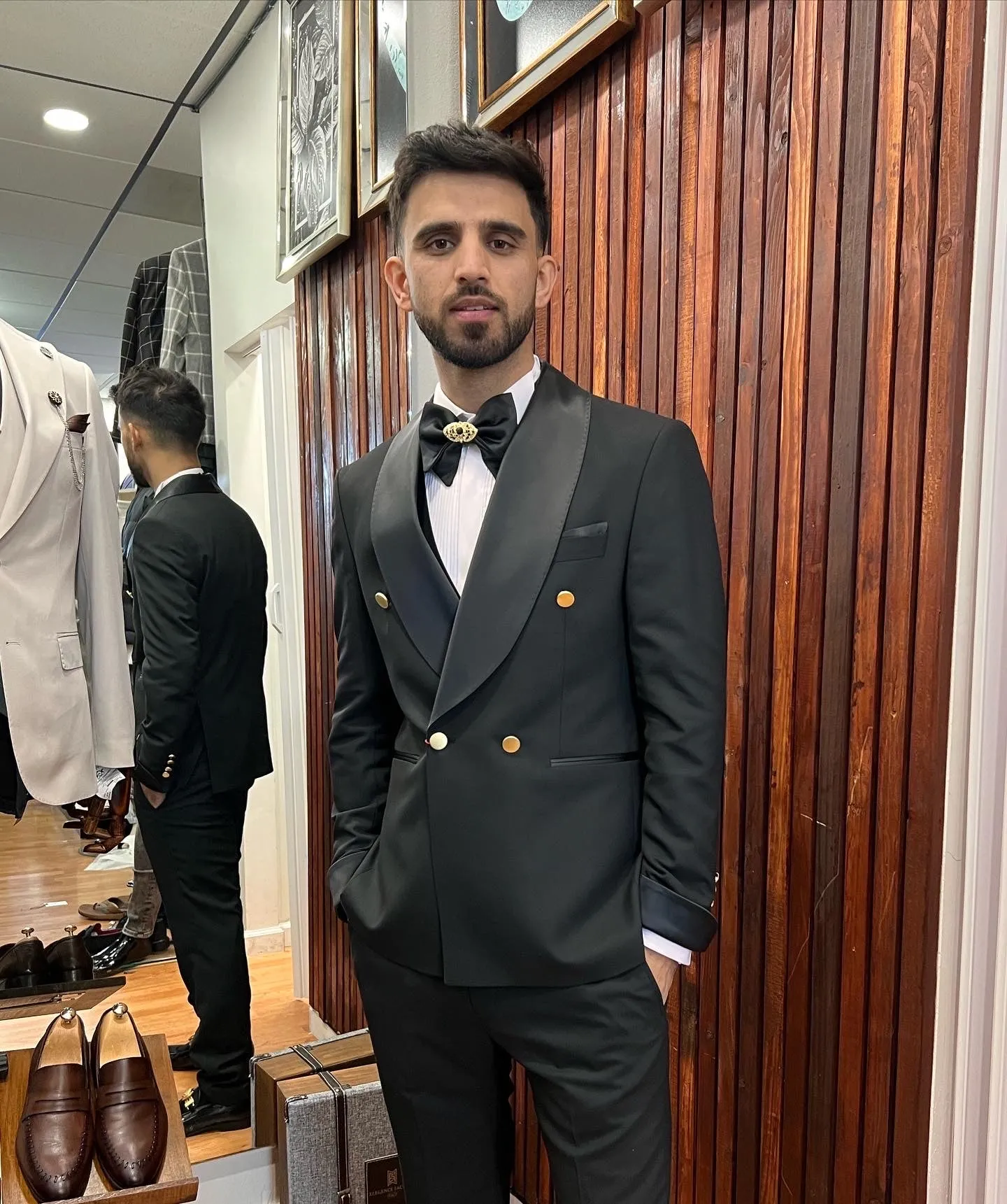 Black Double Breasted Tuxedo | Slim Fit | Bay Area, CA