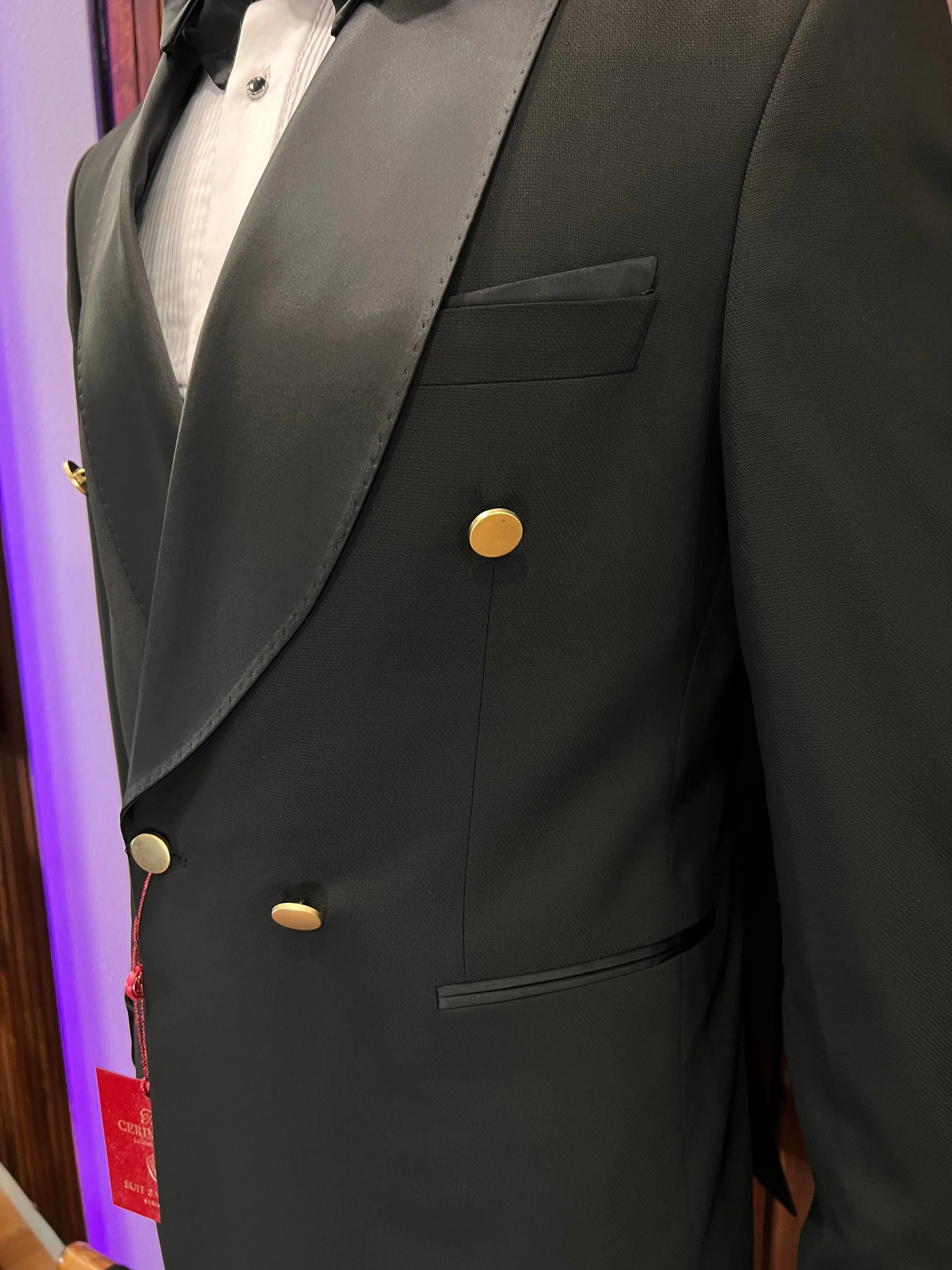 Black Double Breasted Tuxedo | Slim Fit | Bay Area, CA