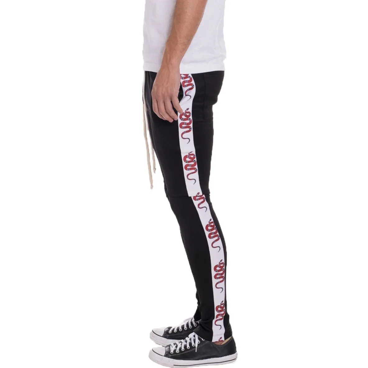 Black Snake Track Pants