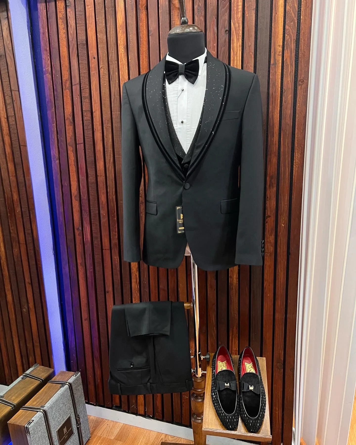 BLACK Tuxedo | Slim-Fit | All sizes Available