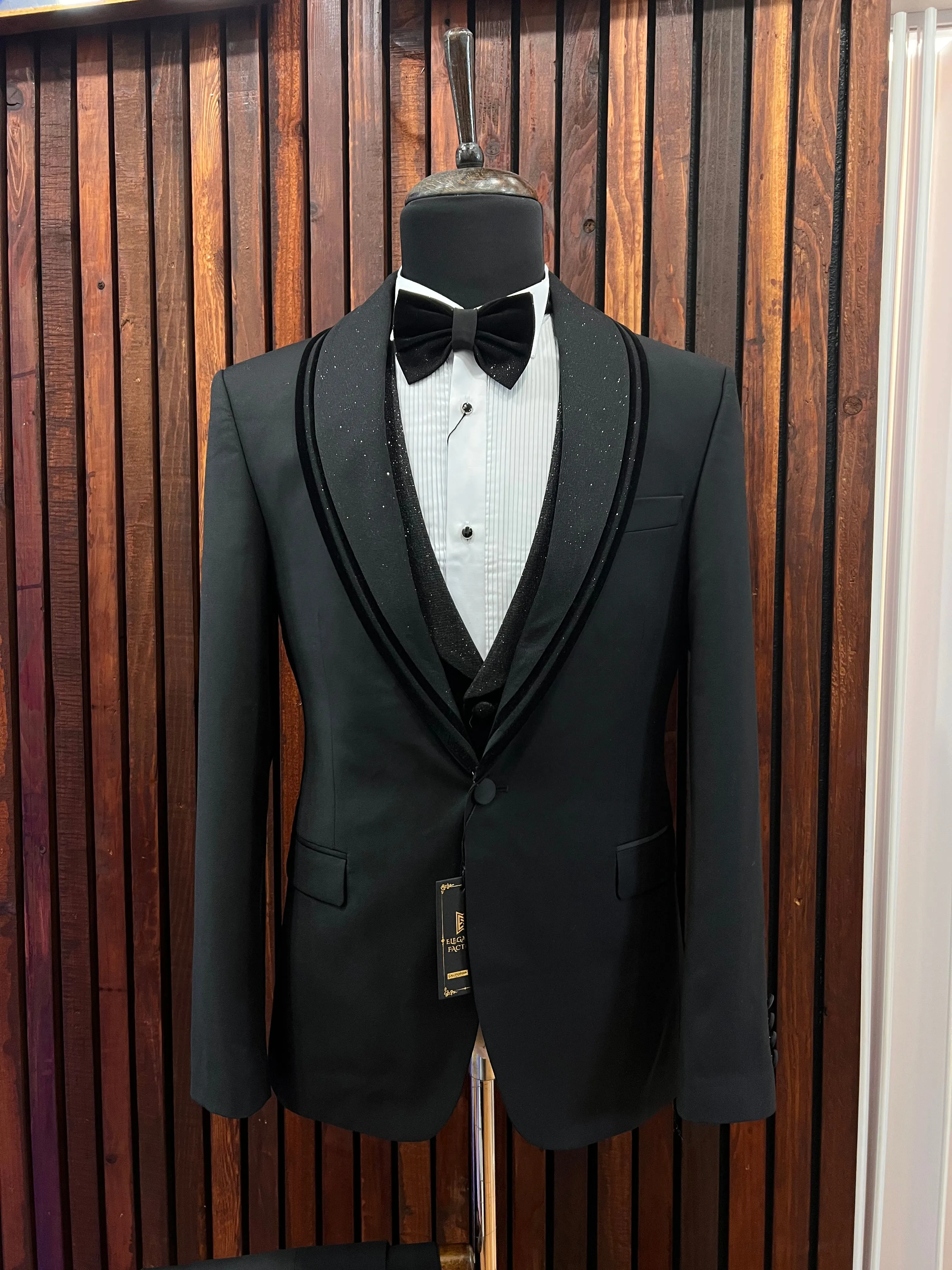 BLACK Tuxedo | Slim-Fit | All sizes Available