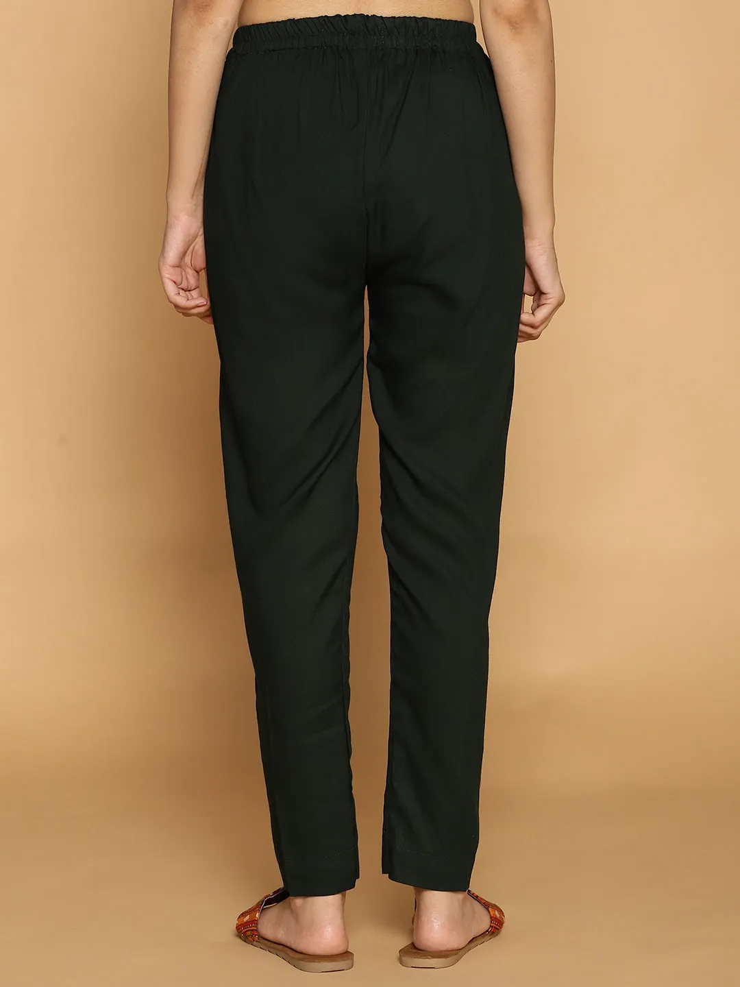 BottleGreen Rayon Pants