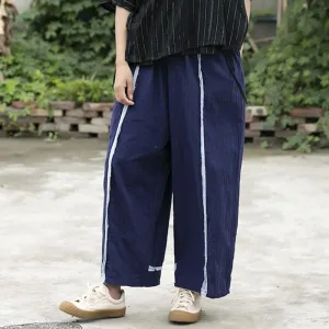 Casual Wide Leg Linen Pants | Lotus