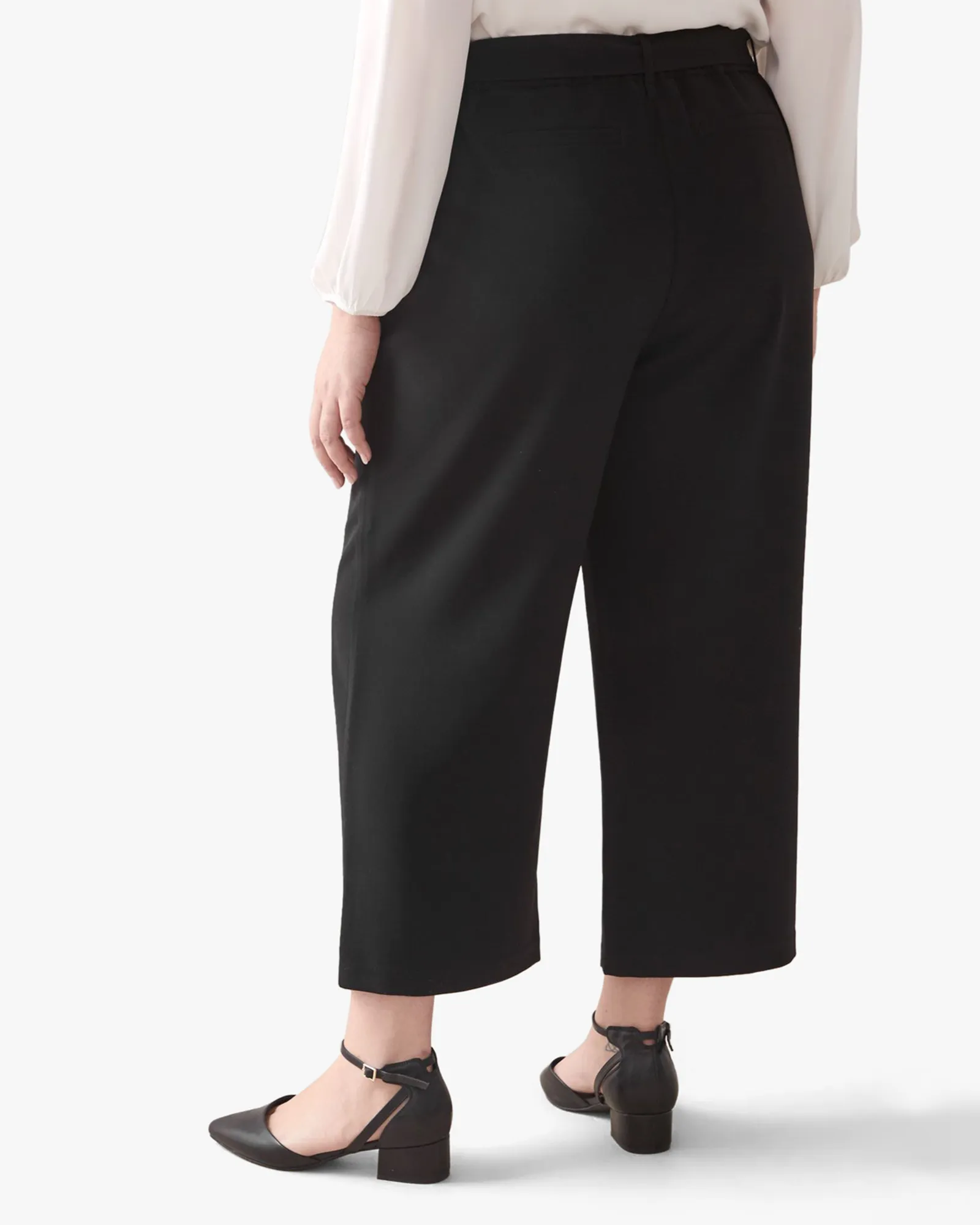 Danice High Rise Wide-Leg Pants | Black