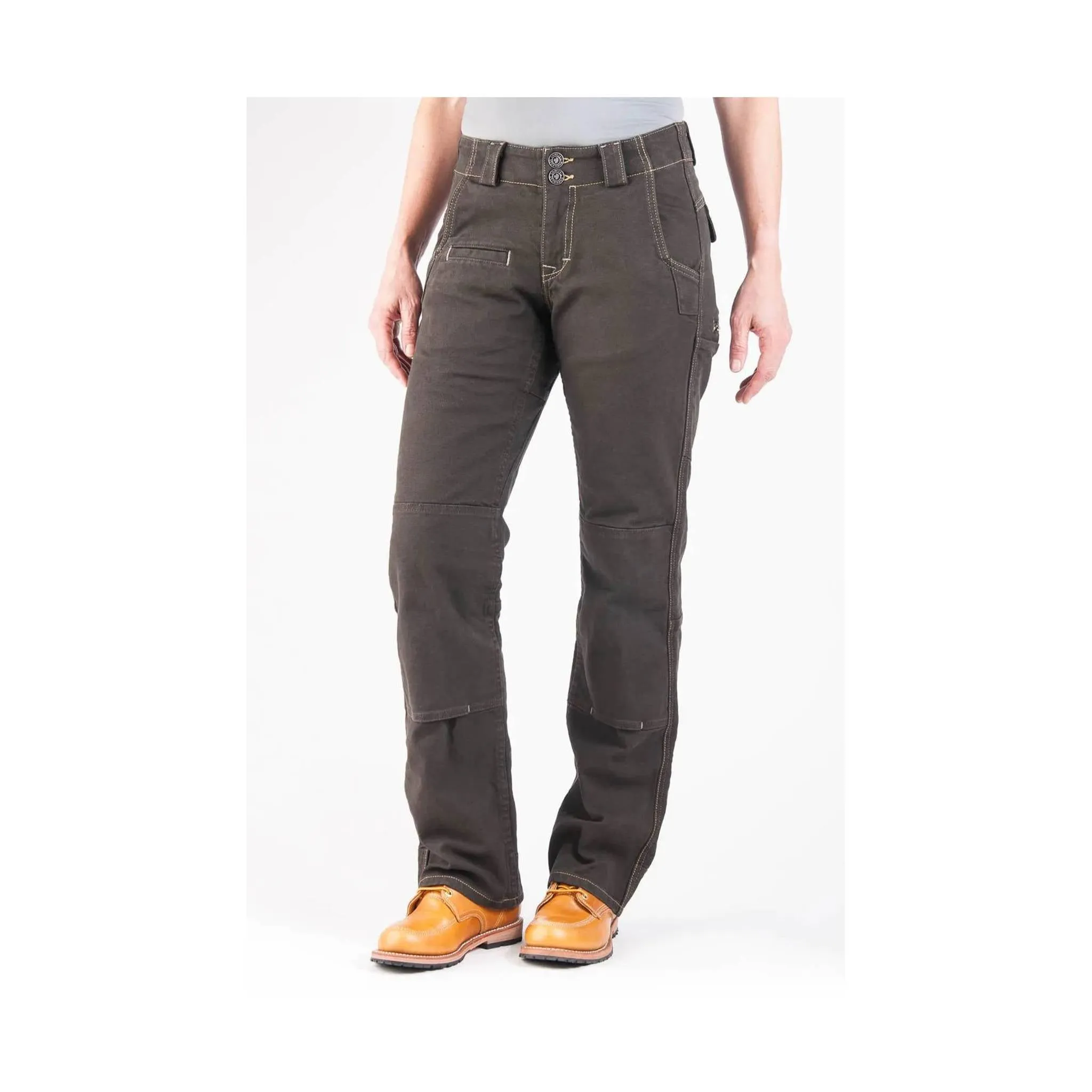 Dovetail Women's Day Construct Pant - Brown Canvas