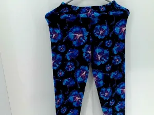 Floral Print Stretch Pull-On Pants Small