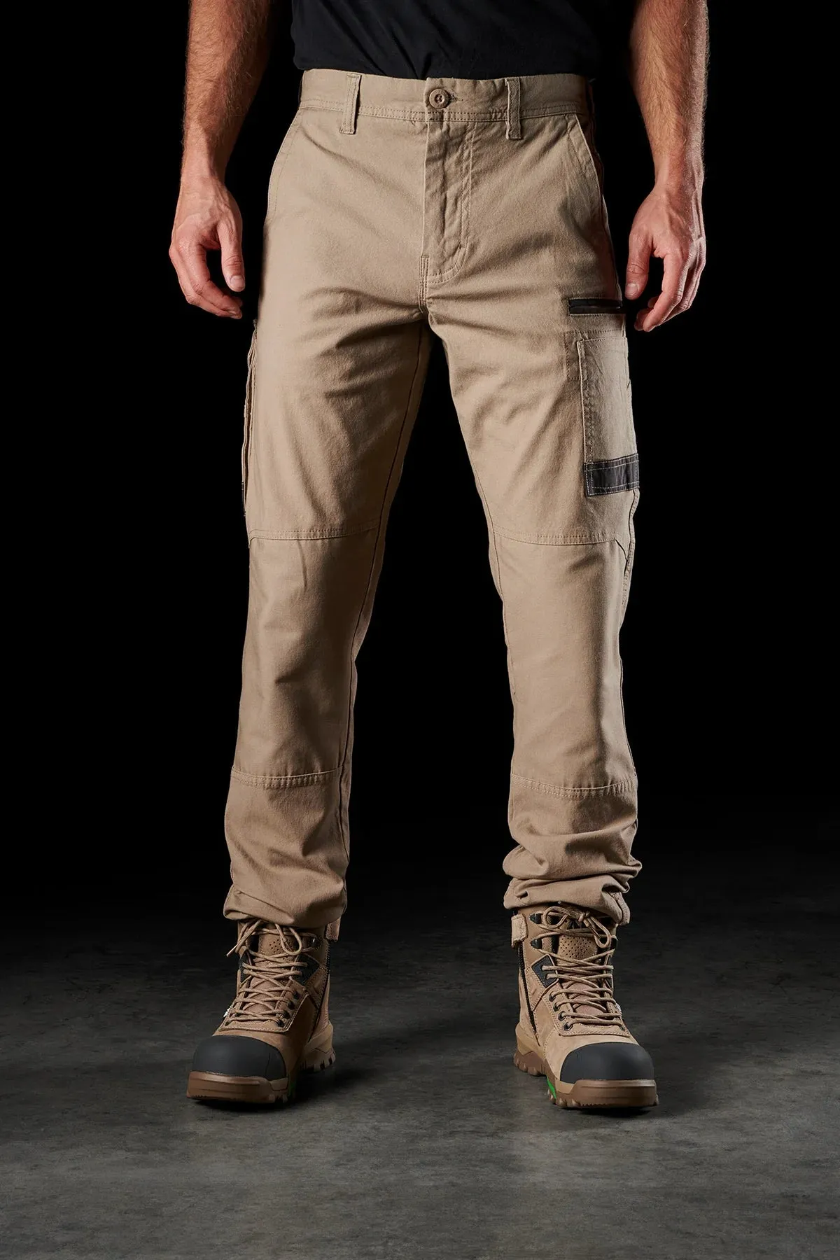 FXD Workwear  WP.3 - STRETCH WORK PANTS - KHAKI