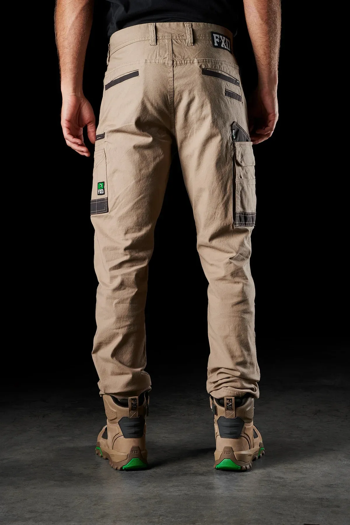 FXD Workwear  WP.3 - STRETCH WORK PANTS - KHAKI