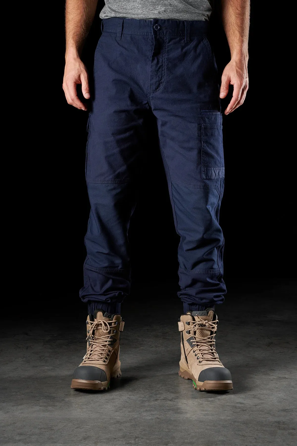 FXD Workwear  WP.4 - CUFFED STRETCH WORK PANTS - NAVY