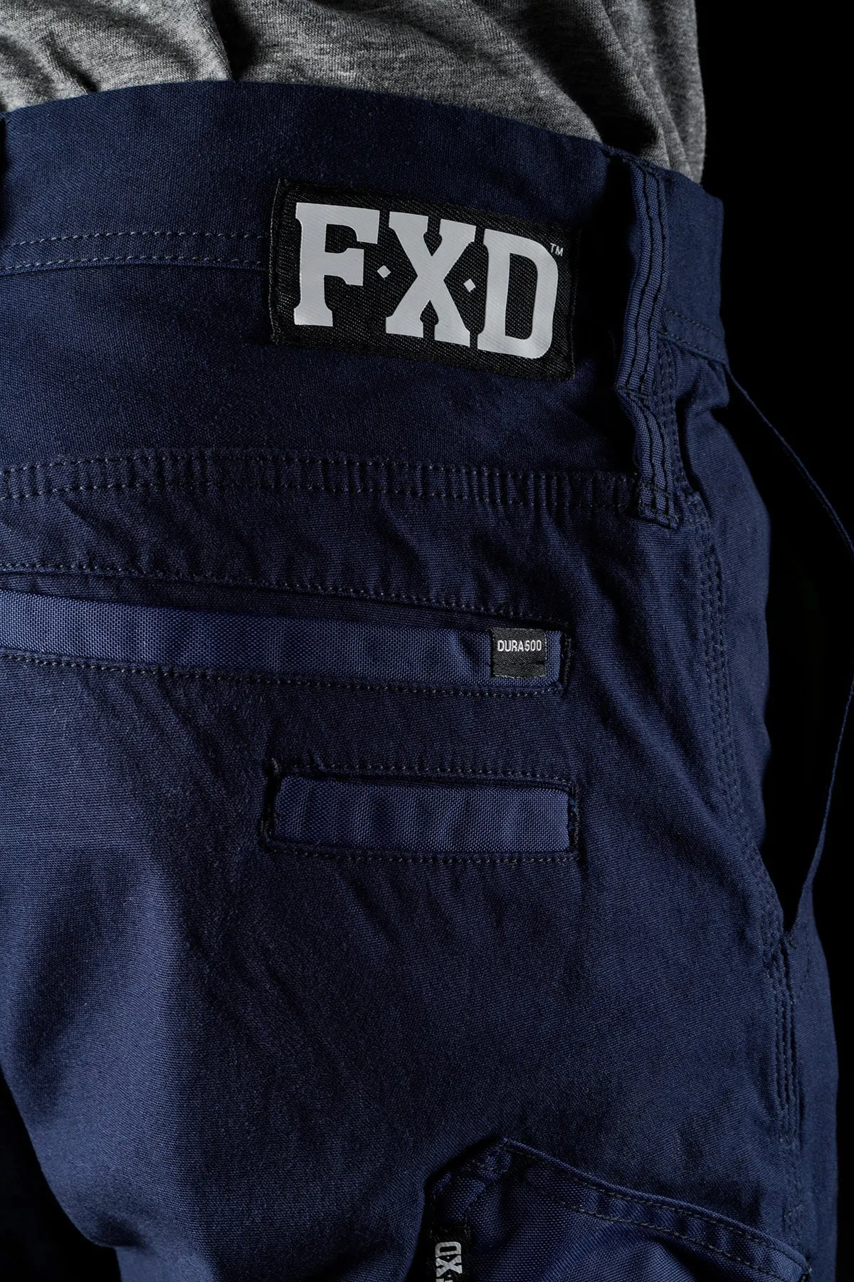 FXD Workwear  WP.4 - CUFFED STRETCH WORK PANTS - NAVY