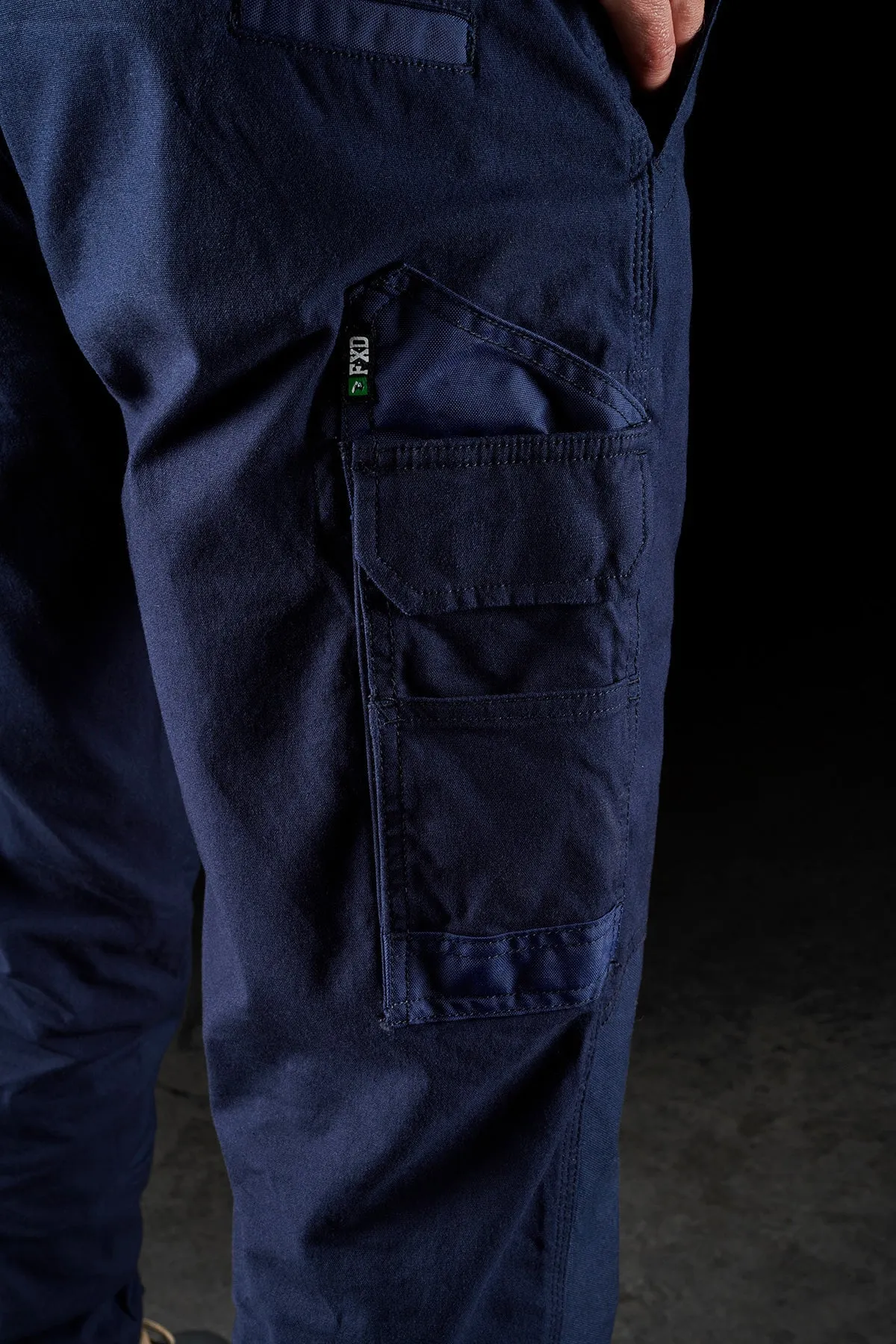 FXD Workwear  WP.4 - CUFFED STRETCH WORK PANTS - NAVY