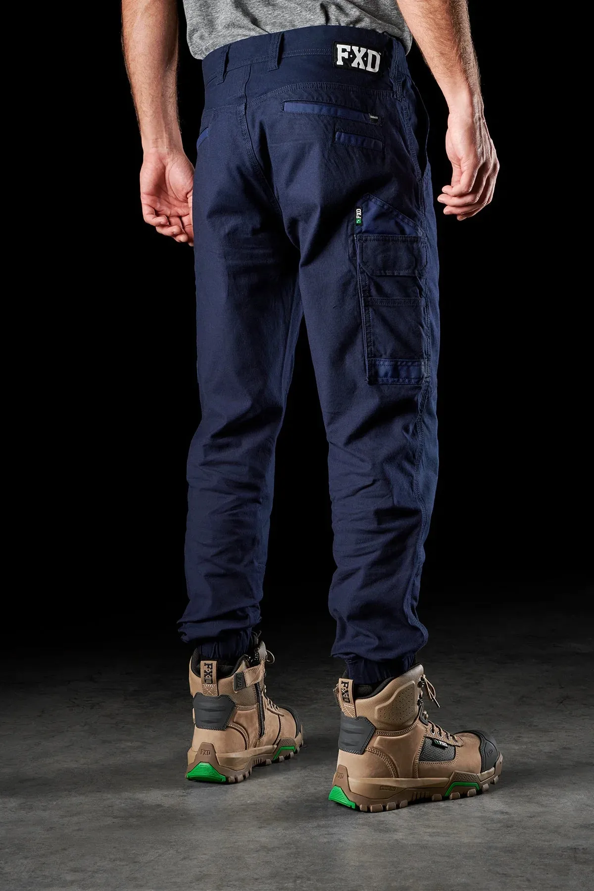 FXD Workwear  WP.4 - CUFFED STRETCH WORK PANTS - NAVY