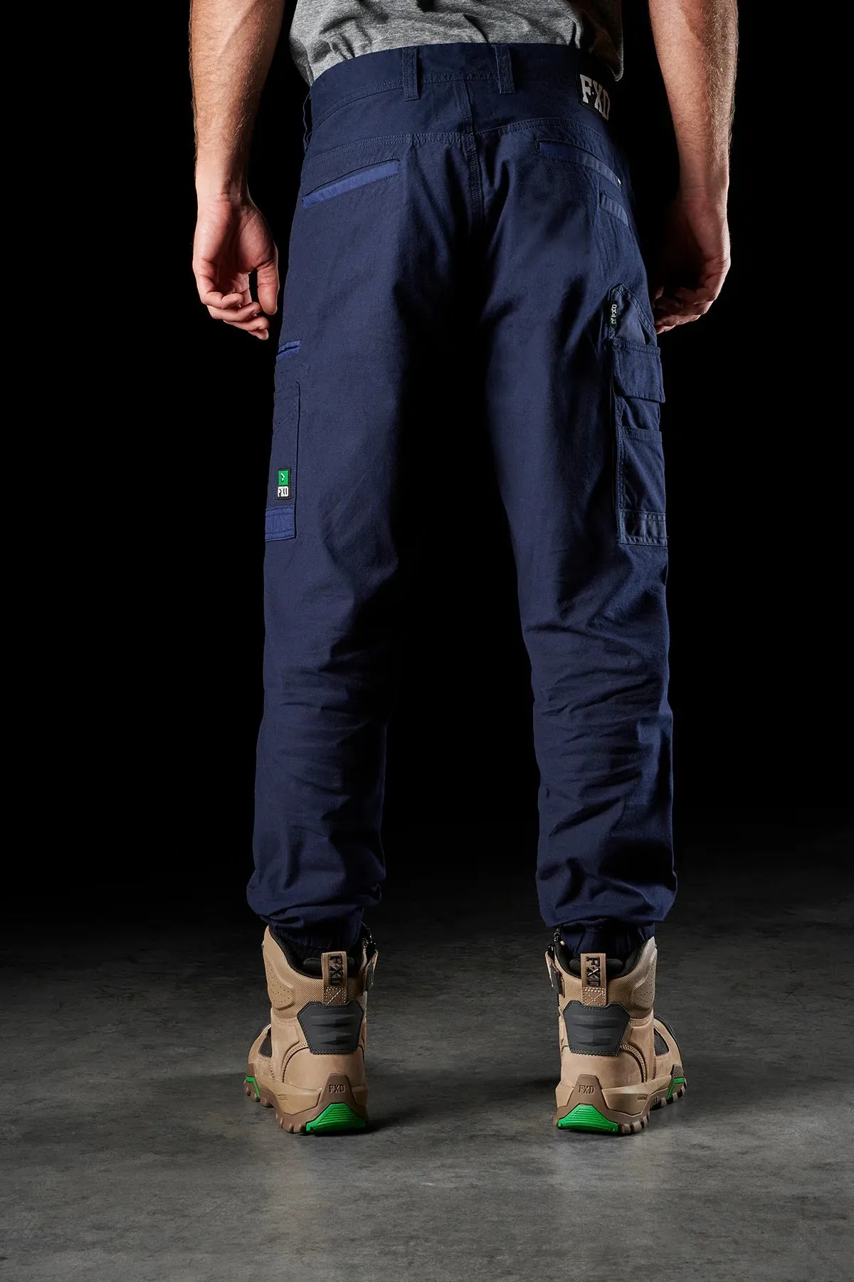 FXD Workwear  WP.4 - CUFFED STRETCH WORK PANTS - NAVY