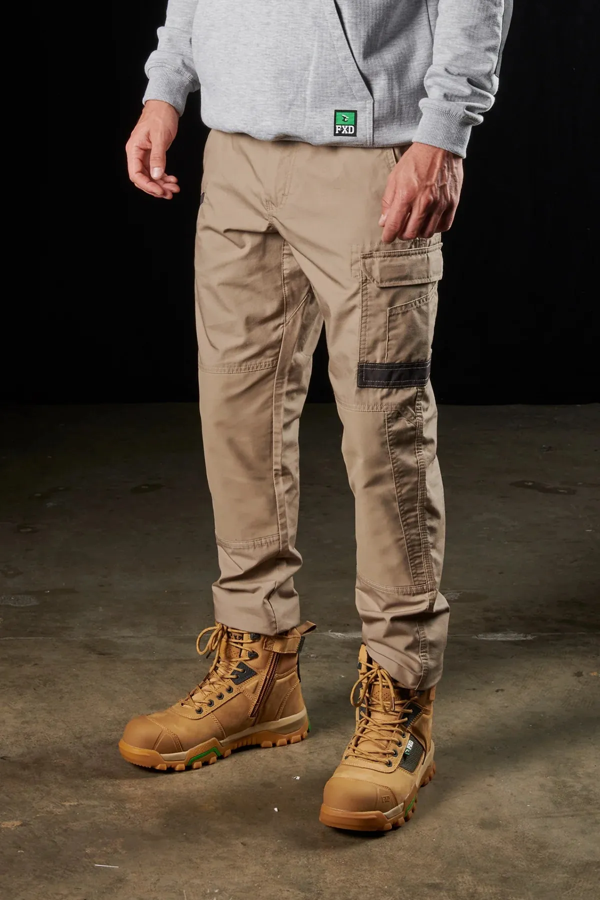 FXD Workwear  WP.5 - STRETCH WORK PANTS - KHAKI