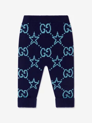 Gucci Baby Boys Wool Intarsia Pants