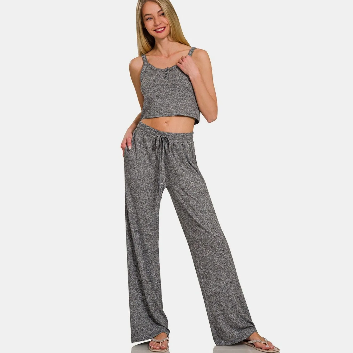 Haven Drawstring Wide Leg Pants