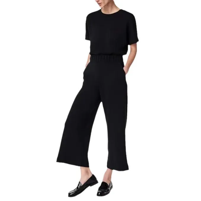 Highly-elastic Plus Size Women's Elastic Waist Jumpsuit