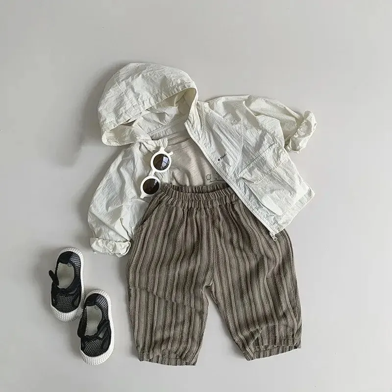 Loose Casual Striped Harem Pants