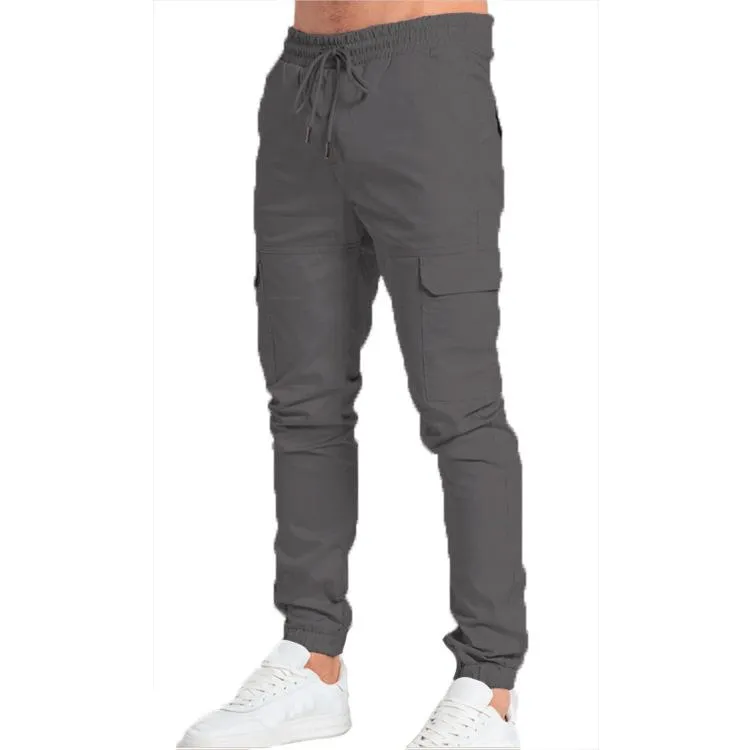 Men's Casual Slim Trousers 01162053YM