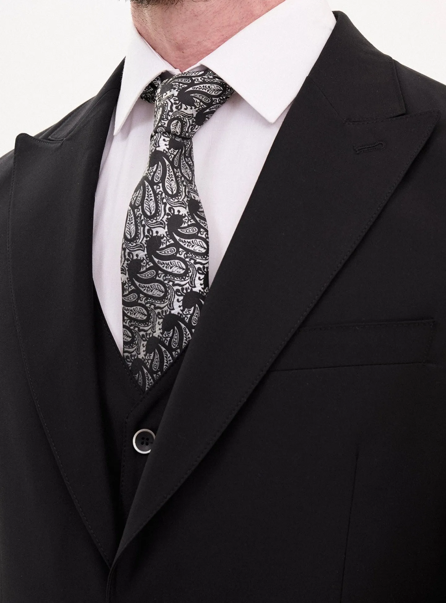 Men's Slim Fit Black Suit | Elegant Formal Wear in Hayward, CA