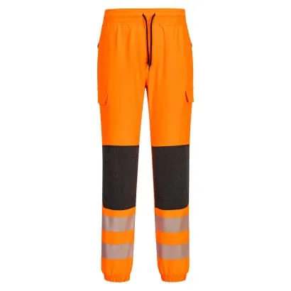 Portwest KX3 Hi Vis Flexi Jogger Stretch Slim Fit Jogging Bottoms -KX346