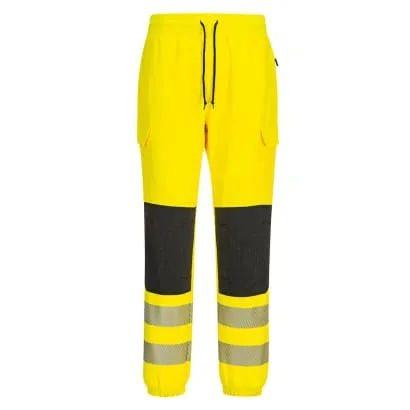 Portwest KX3 Hi Vis Flexi Jogger Stretch Slim Fit Jogging Bottoms -KX346