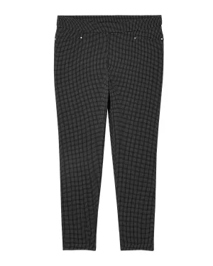 Seville Textured Pant | Black / White