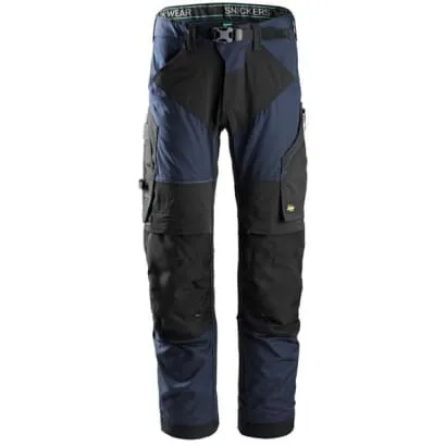 Snickers 6903 FlexiWork Slim Fit Work Trousers with Knee Pad Pockets - 6903