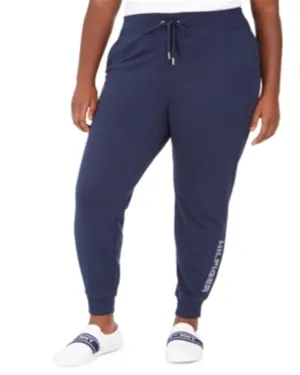 Tommy Hilfiger Women's Sport  Jogger Pants Fitness Activewear Blue  2X | Blue